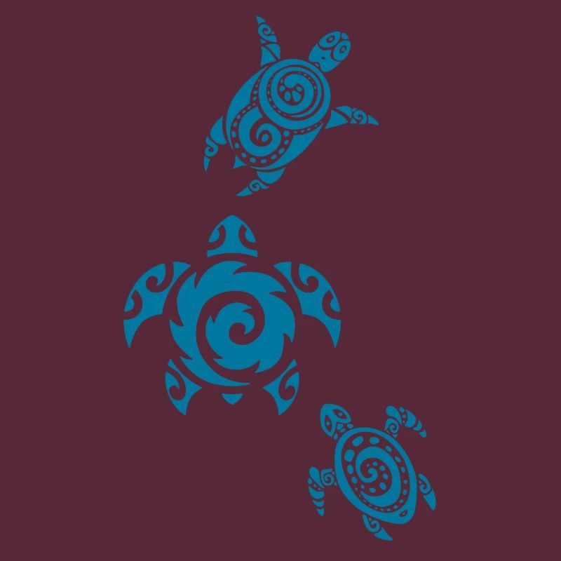 Three Sea Turtles