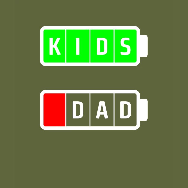 dad kids white