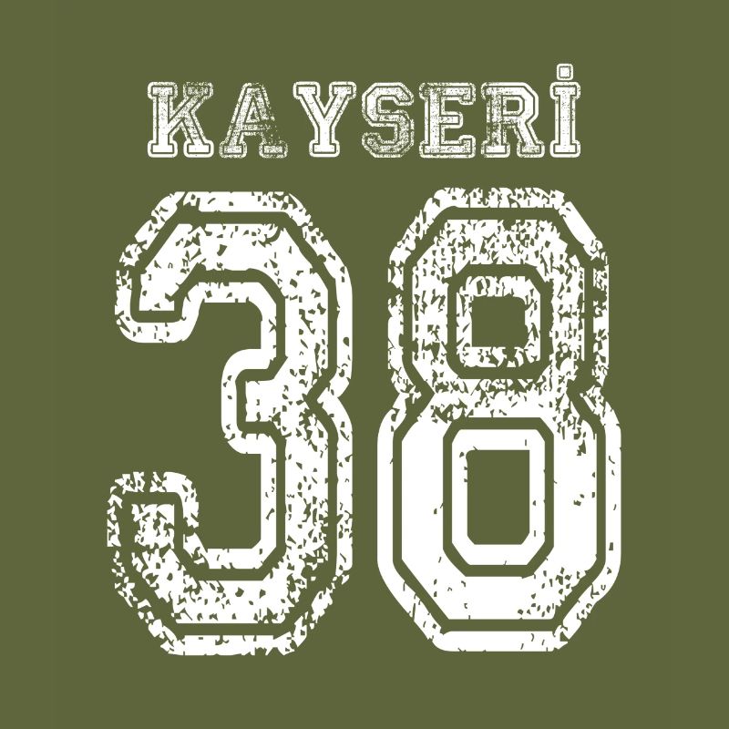 38 Kayseri plaque d'immatriculation turque comme un cadeau