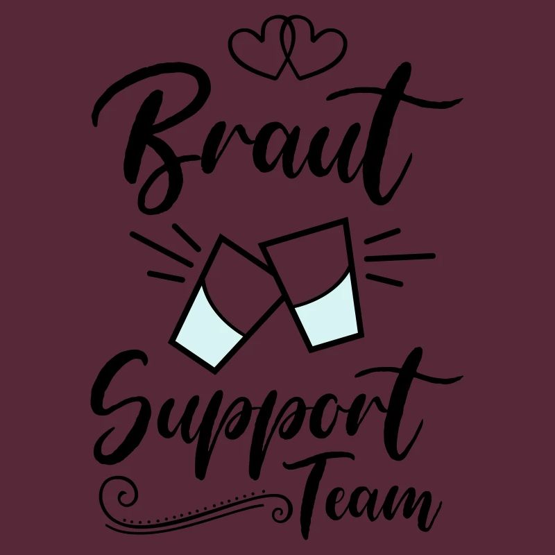 braut support team kurze