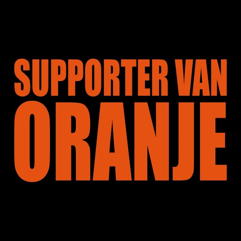 Supporter van oranje