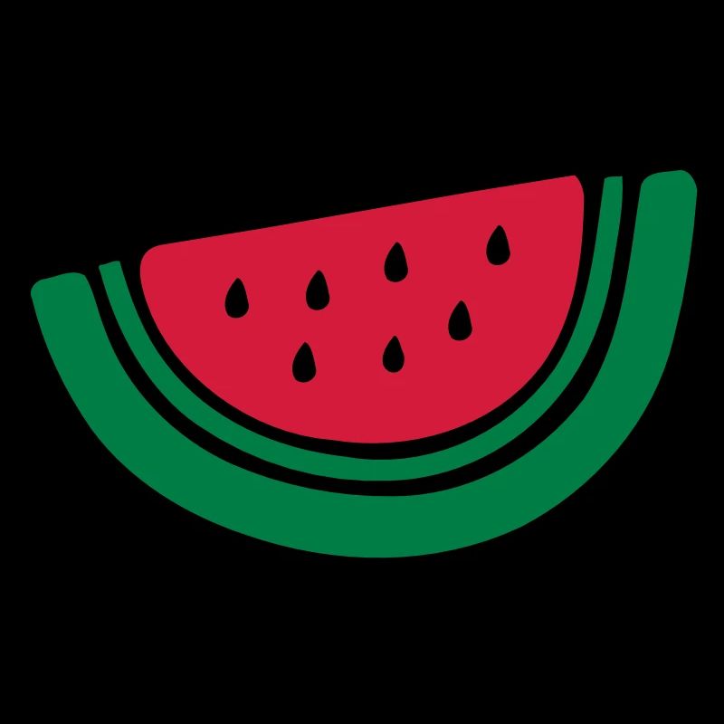 Hälfte Wassermelone Obst-2