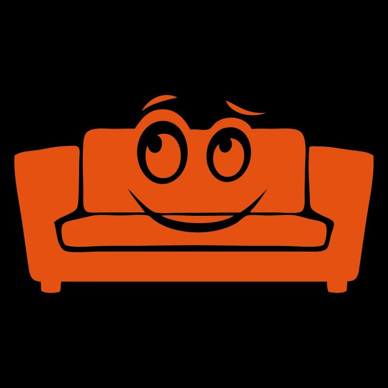 lustiges Lächeln Sofa