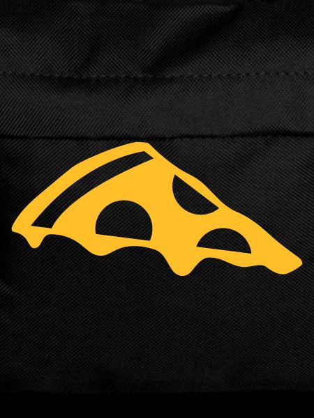 Pizza slice with cheese