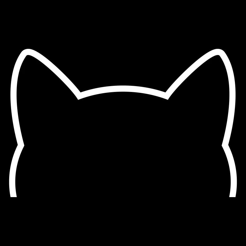 Contour d'icône de chat