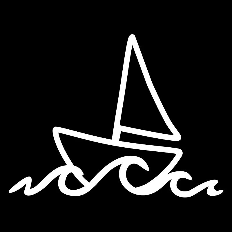 Sailing, Sailboat and waves