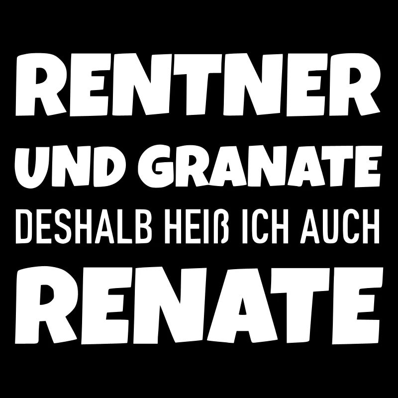 Rentner und Granate ist Renate