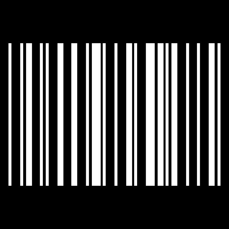 Bande de code à barres rayée