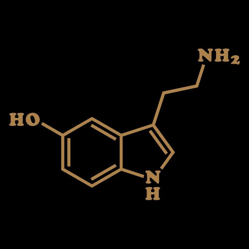 Serotonin Molecular Chemical Formula