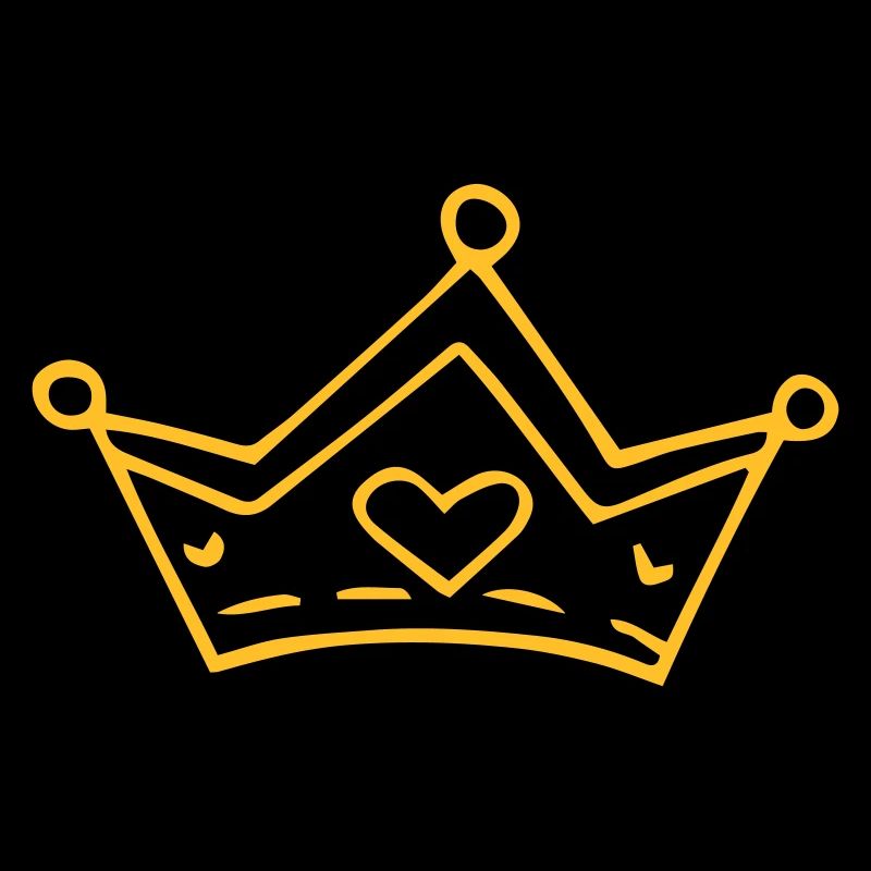 Princess Queen Crown Heart Crown