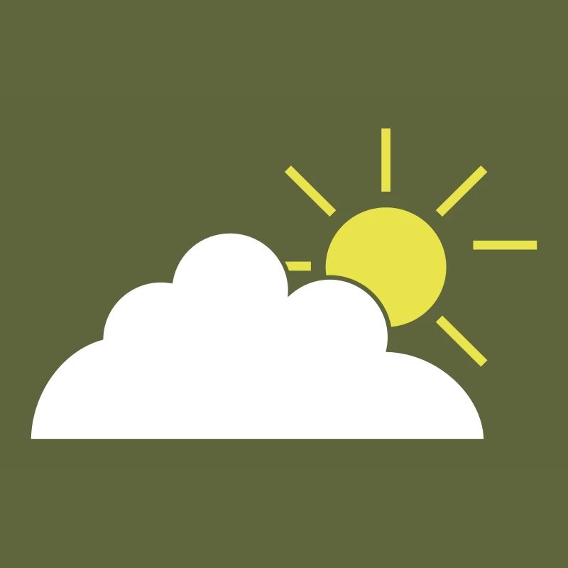 Lightly clouded