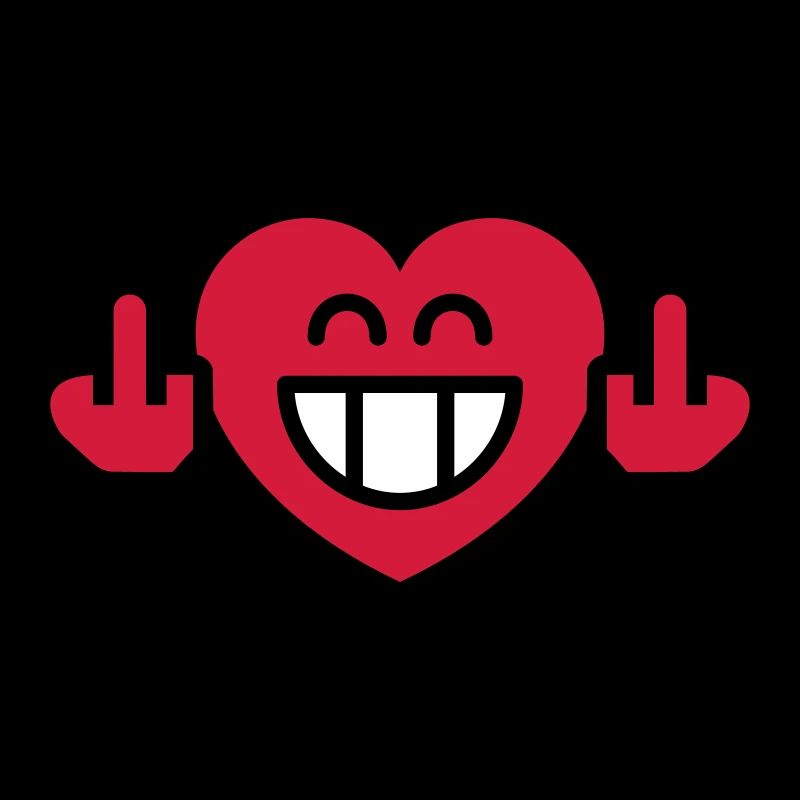 Émoticône Sourire Cœur avec Stinkfingers (3c)