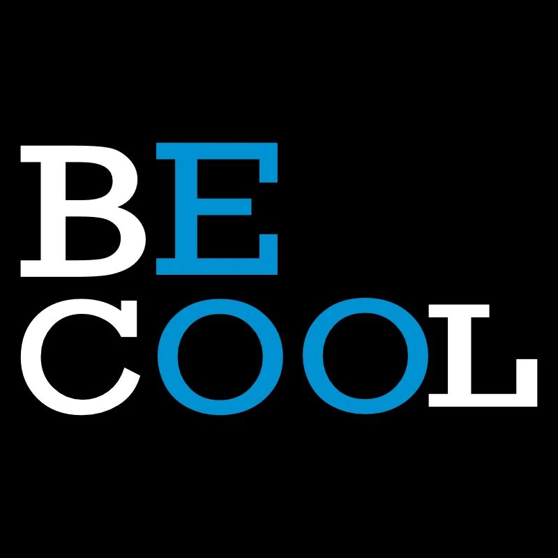 BE COOL text logo