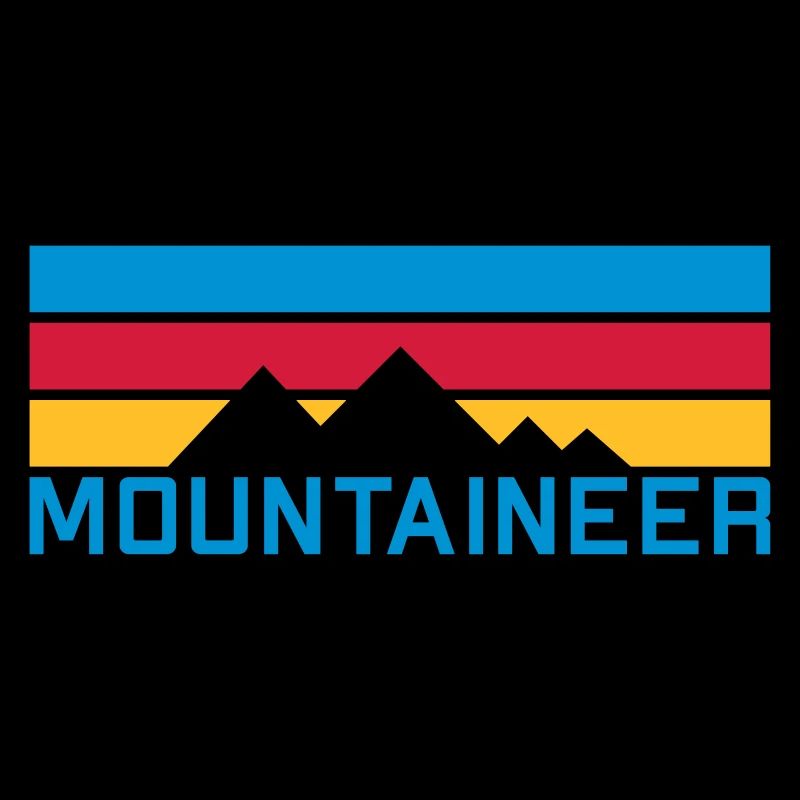 Mountaineer (mountains, beams)