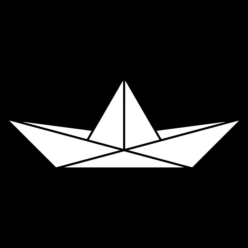 Papierschiffchen / Papierschiff / Papierboot