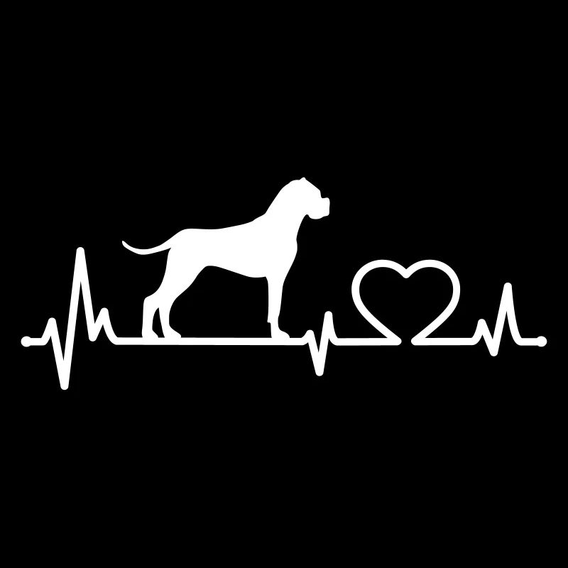 Boxer Hund Herzschlag Hundebesitzer Geschenkidee