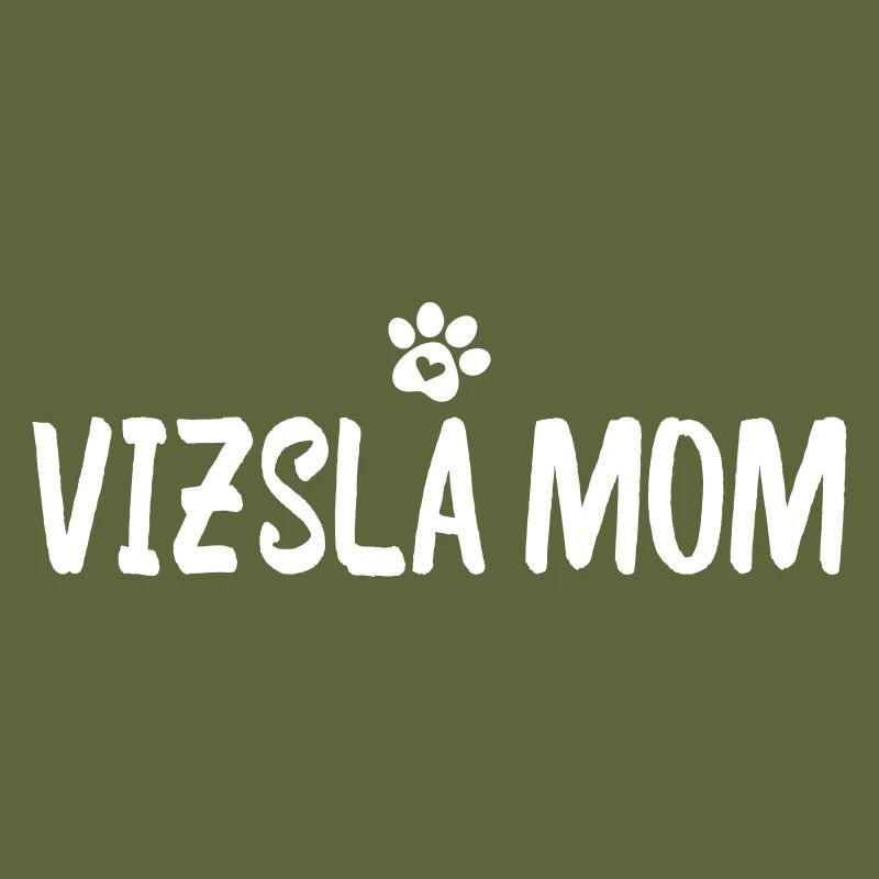 Vizsla Mom White