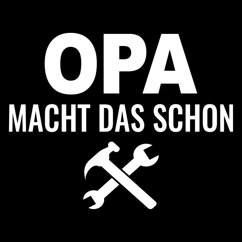 Opa Geschenkidee lustig Bastler Hammer Werkzeug