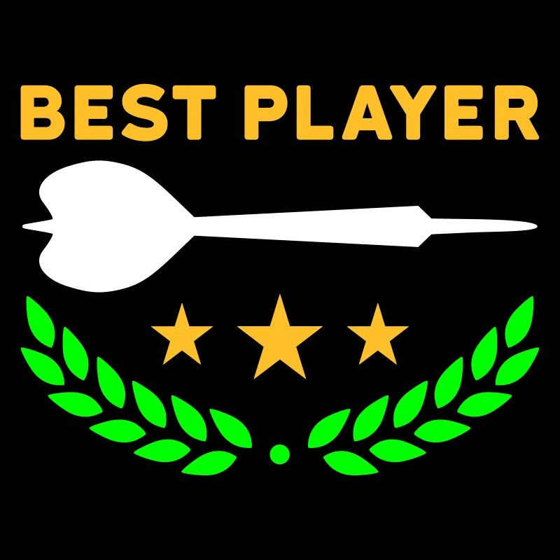 Best player (Dartpfeil, drei Sterne, Lorbeerkranz)