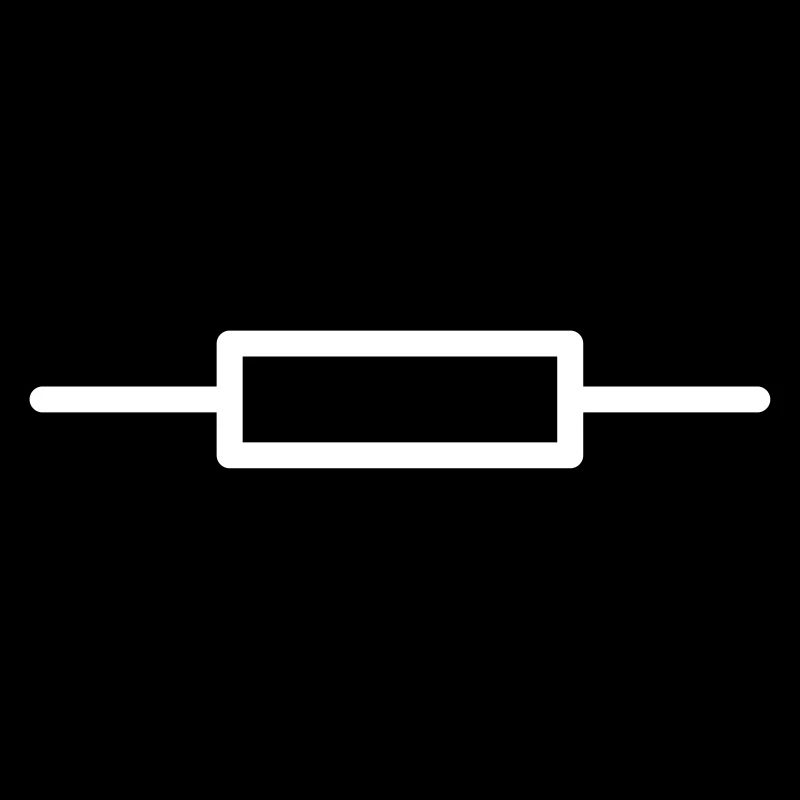 Schaltzeichen Widerstand Elektronik - FARBE ÄNDERB