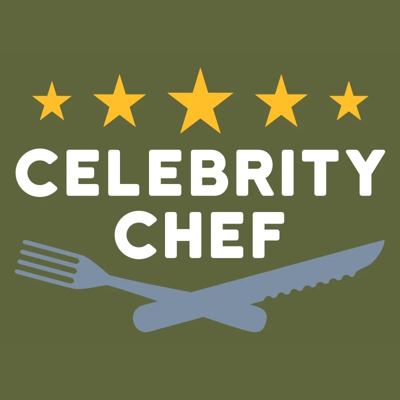 Celebrity chef (five stars, fork, knife)
