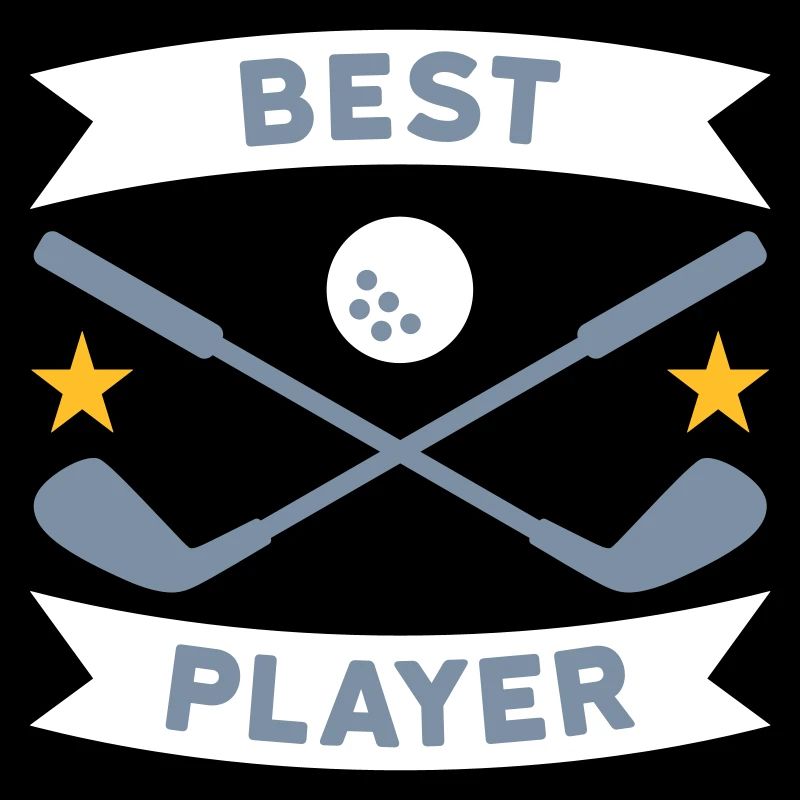 Best golf player (Banner, Sterne, Golfschläger)