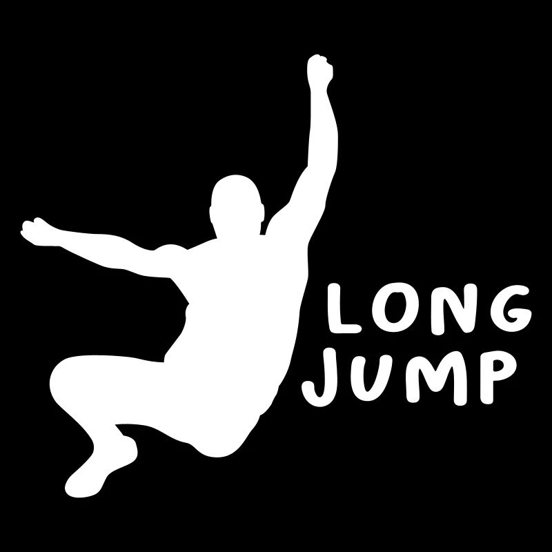 Weitsprung Design Geschenk