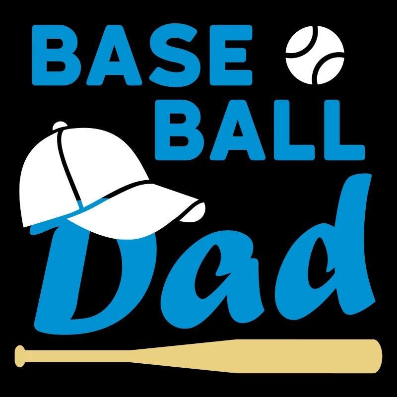 Baseball dad (game ball, baseball cap, baseball sc