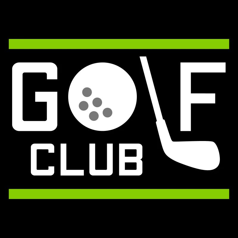 Golfclub (Golfball als o, Golfschläger als l)