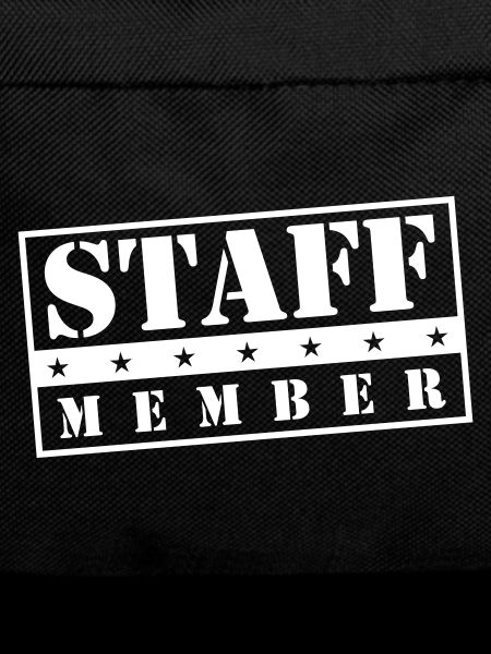 staff member stamp