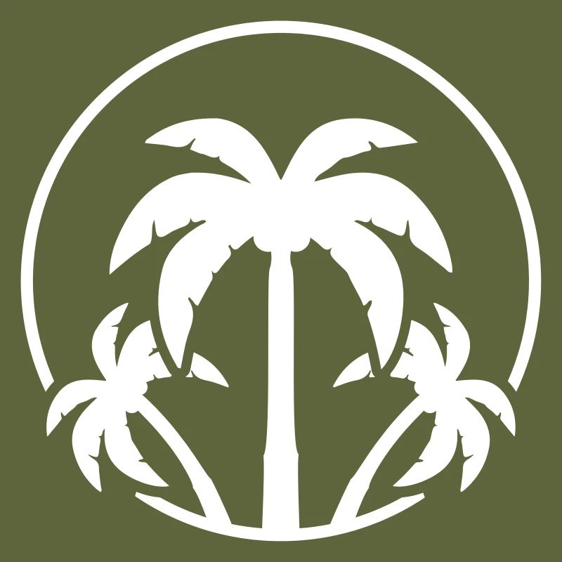 palms icon symbol circle