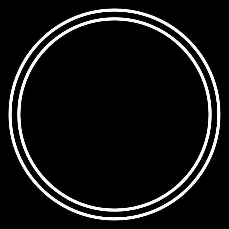 cercle symbole vide icon