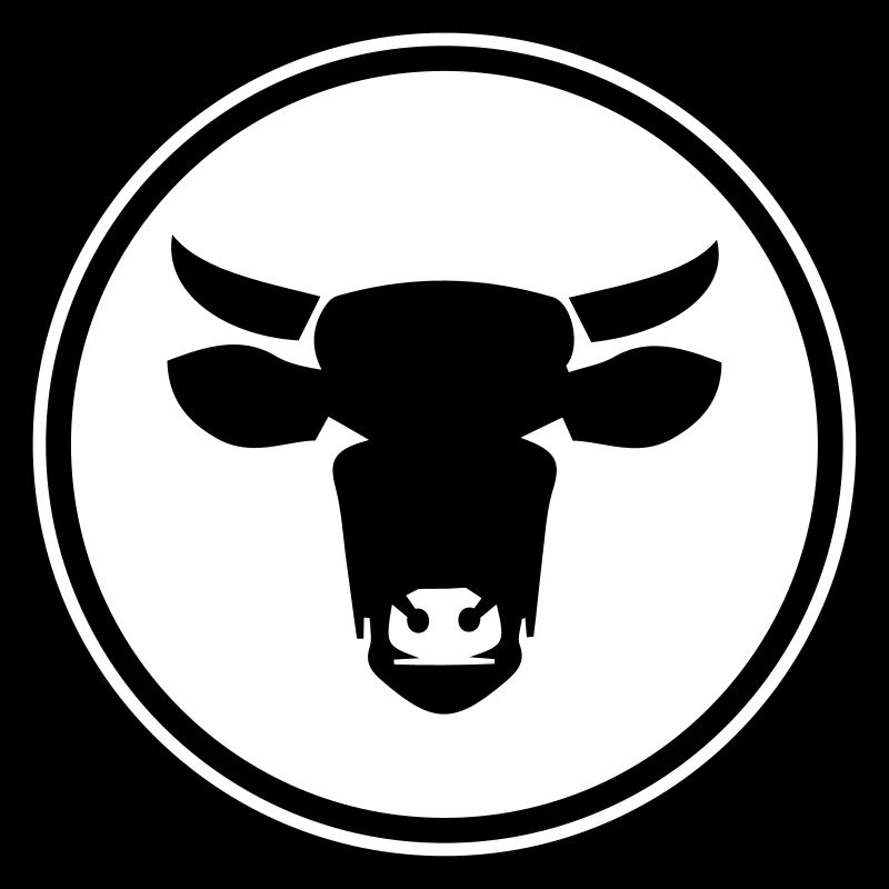 Icône de vache tête de vache