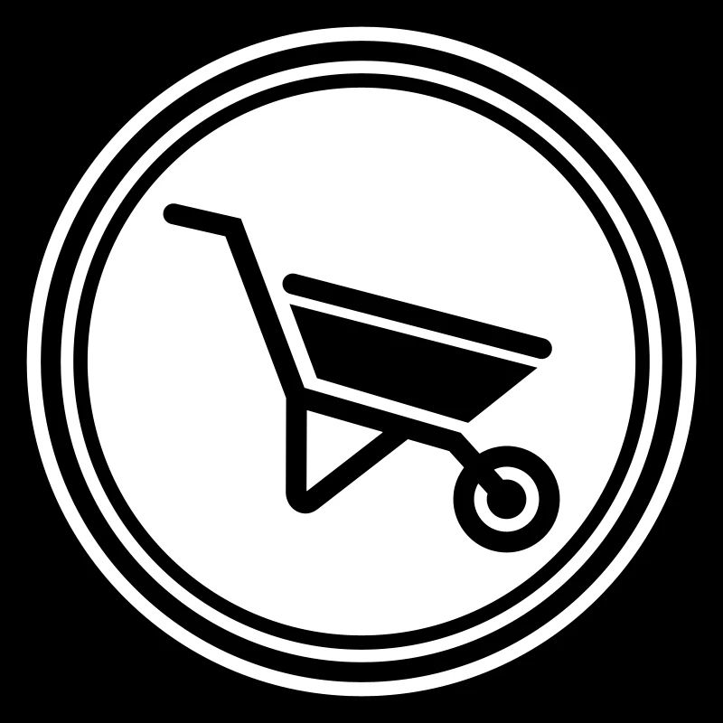 Symbole de brouette