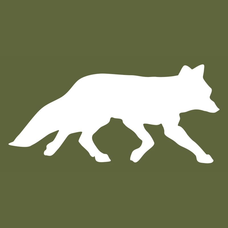 silhouette de renard
