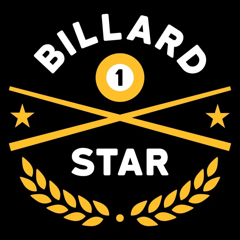 Étoile de billard (queues de billard, boule de billard, étoiles)