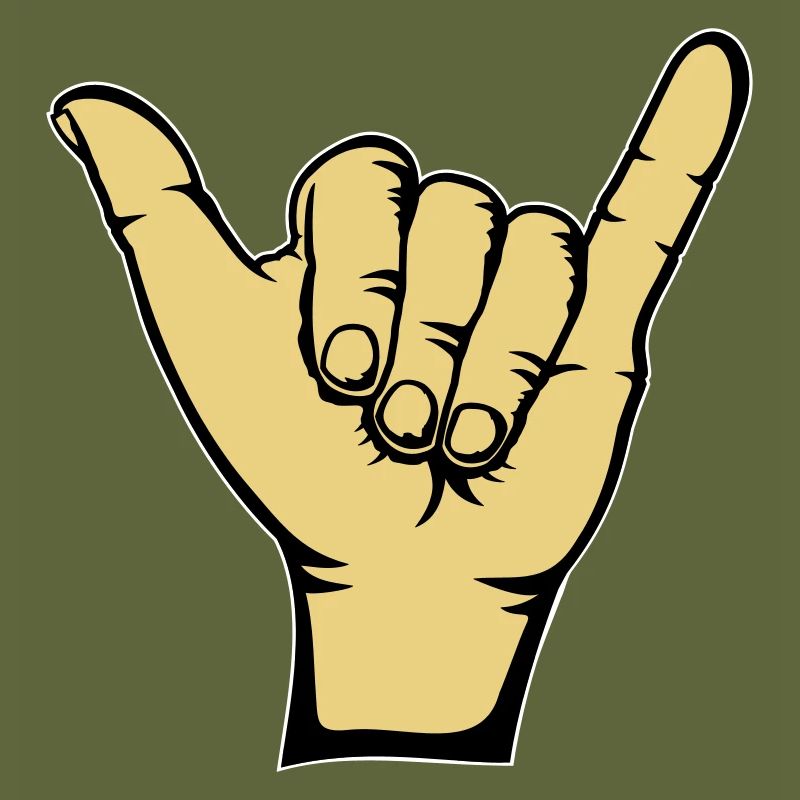 Surfing Icon Hand