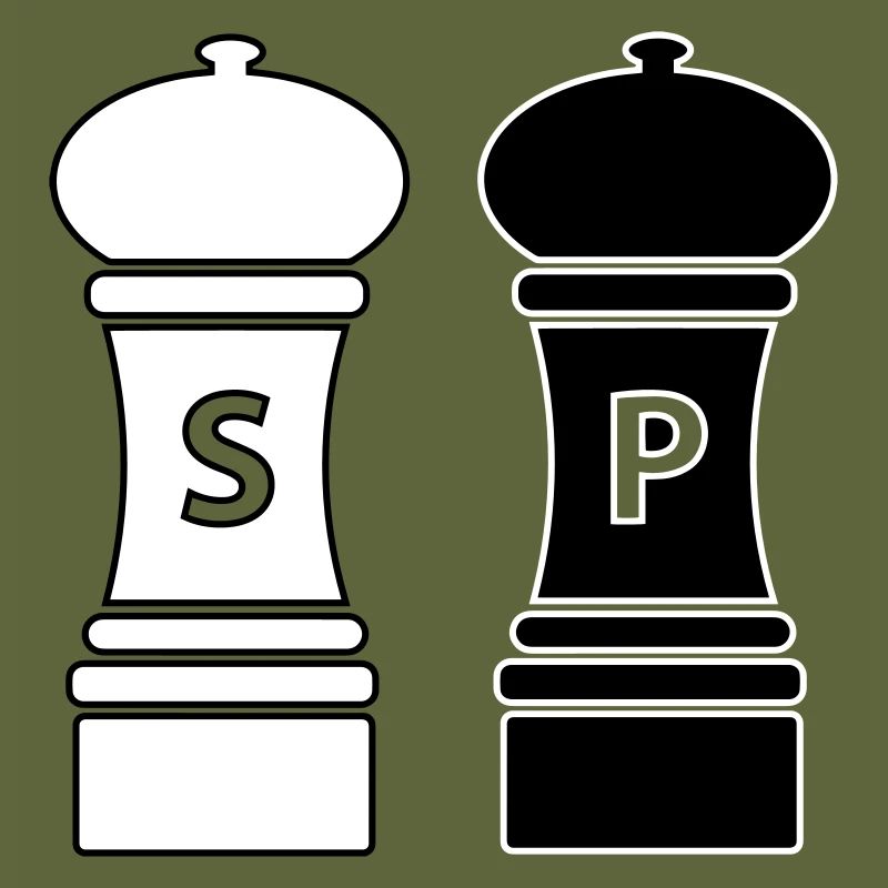 Cooking gift idea salt and pepper shaker