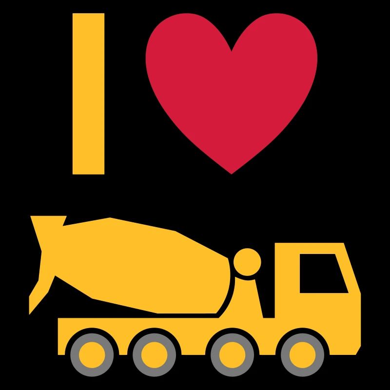 I love concrete mixing vehicles