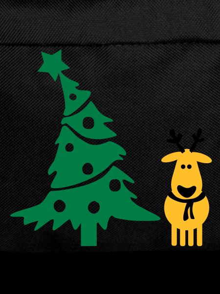 reindeer & christmas tree