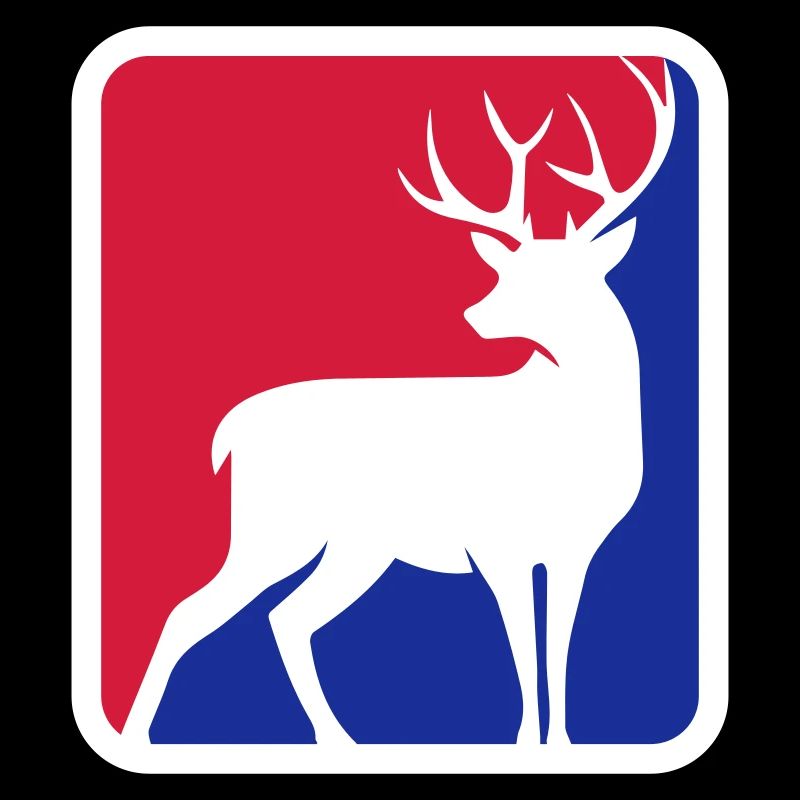 Jäger Lustig Rehbock Hirsch Logo | Farben änderbar