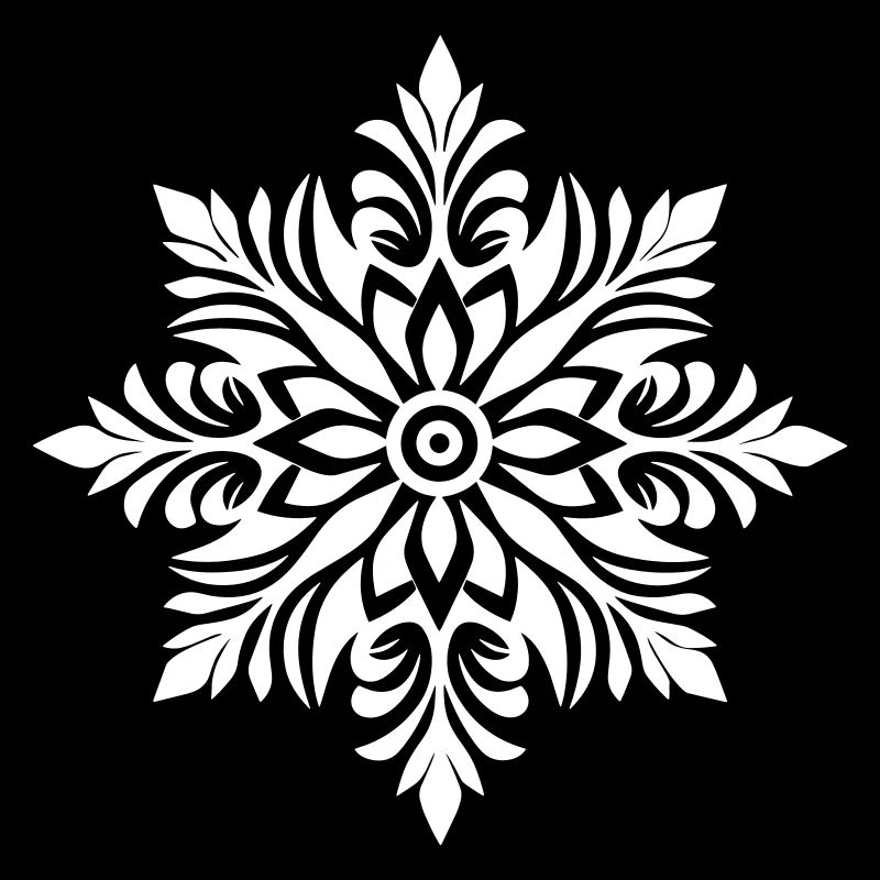 Schneeflocke Winter Schnee Flocke Stern Muster Eis