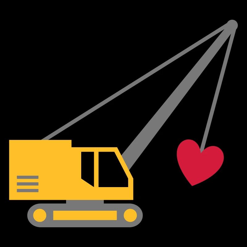 ★ Les couleurs de conception peuvent être modifiées ★ Dragline avec un cœur