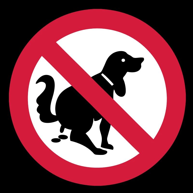 NO Dog Poop Sign