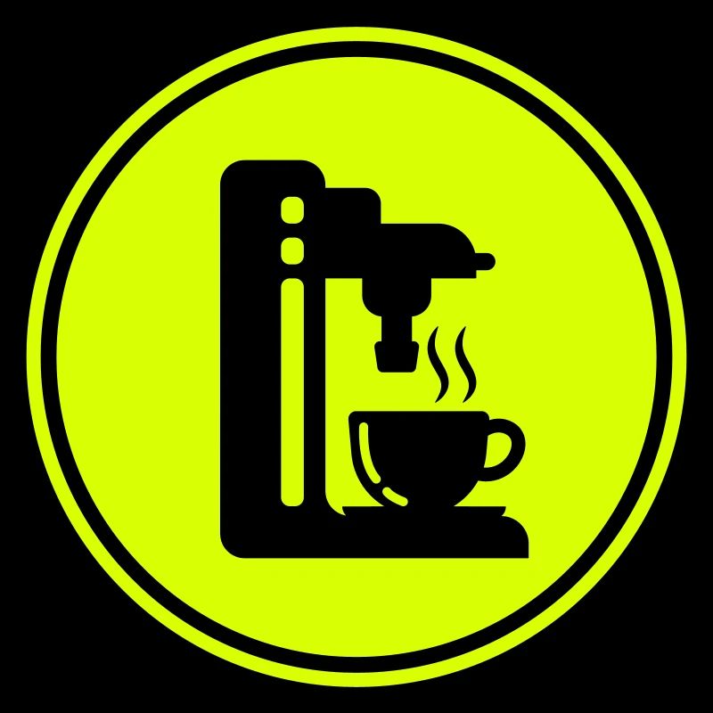 Coffee machine symbol
