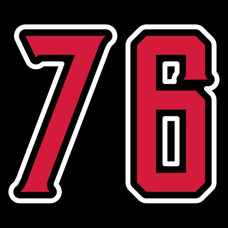 Symbole numérique 76