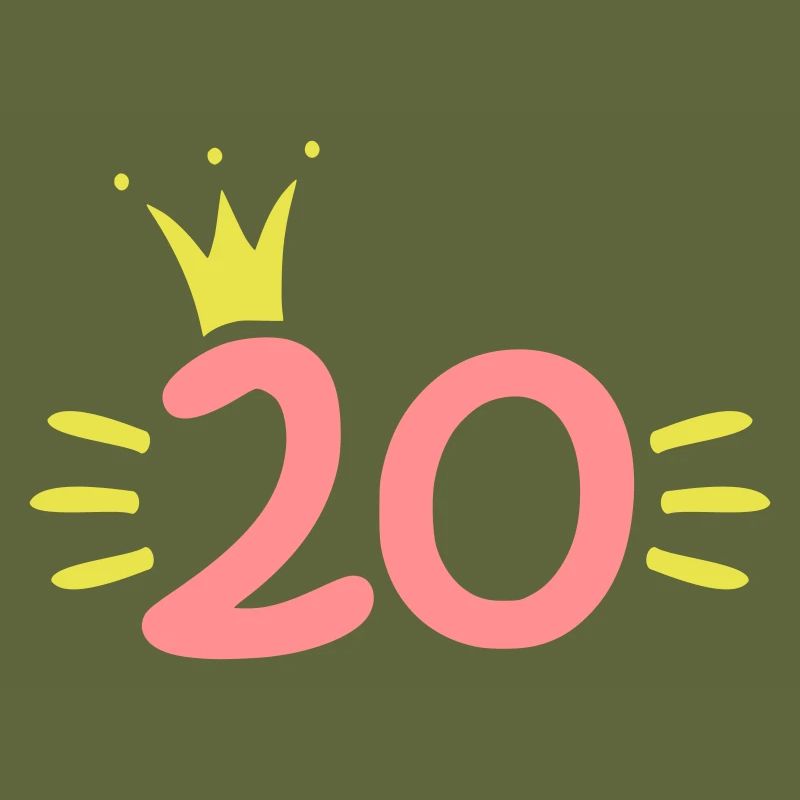 20th Birthday Crown