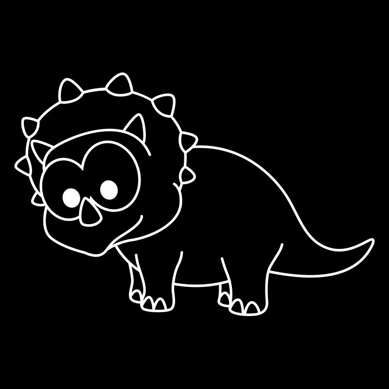 Dinosaur triceratops comic