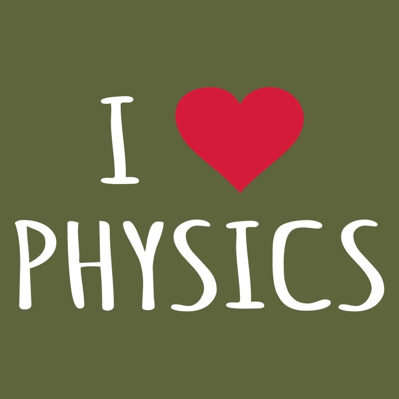 Physik Physiker Physiklehrer Geschenk I love