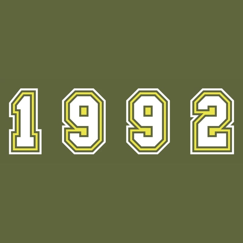 1992 Year Number